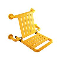 XH Folding Stainless Steel Wall-Mounted Bathroom Shower Stool for Elderly and Pregnant Women and People with Reduced Mobility, Can Withstand 551lb