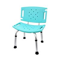 XiaoZou Bathroom Stool Spa Bath Adjustable Shower Chair Seat Detachable Back Aluminum Alloy Non-Slip Elderly Bath Chair Pregnant Women Bath Chair