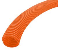 Electriduct 1.5" Split Wire Loom Tubing Polyethylene Flexible Conduit (1.5 Inch OD) - 100 Feet - Orange
