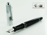Aurora Nikargenta 88 Large w/ Chrome Cap Fine Point Fountain Pen - AU-806F
