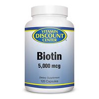 Vitamin Discount Center Biotin 5,000mcg, 120 Capsules