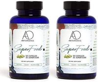 Organic Green Superfood Capsules 2pk | Promotes Energy, Focus, Alkalinity, Detox & Immune Strength | Greens Powder with Spirulina, Chlorella, Ashwaganda, Turmeric, Acai, Maca and More…