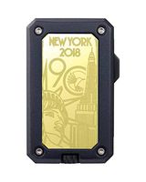 90 Year Rally Single Jet Flame Cigar Lighter in an Attractive Gift Box Black Gold Warranty