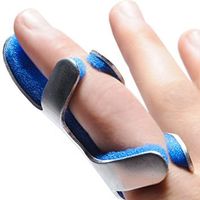 Healthstar Padded Frog Type Finger Splint, Medium