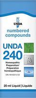 UNDA - UNDA 240 Numbered Compounds - Homeopathic Preparation - 0.7 fl. oz.