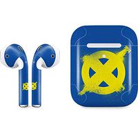 Skinit Decal Audio Skin for Apple AirPods with Wireless Charging Case - Officially Licensed Marvel/Disney X-Men Logo Yellow Design