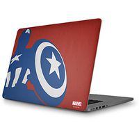 Skinit Decal Laptop Skin for MacBook Pro 15 (2012-15 Retina Display) - Officially Licensed Marvel/Disney Captain America Silhouette Design