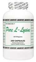 Montiff - Pure L-Lysine 500 mg 200 caps