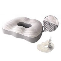 DPS&RXX Comfort Seat Cushion – Non-Slip Orthopedic 100% Emulsion Coccyx Cushion for Tailbone Pain – Back Pain & Sciatica Relief Cushion for Office Chair Car Seat,XXL