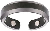 Elegant Titanium Magnetic Therapy Ring Pain Relief for Arthritis and Carpal Tunnel