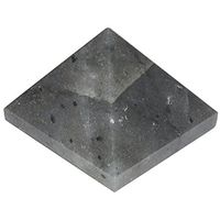 Crocon Blue Aventurine Gemstone Money Feng Shui Pyramid for Reiki Healing Chakra Stone Balancing Energy Generator EMF Protection Spiritual Good Luck Prosperity Home Office Decor Size: 1.5 Inch