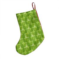 Green Retro Fashion Xmas Socks Hanging Decoration Candy Bag Party Holiday Christmas Santa Claus Home Decor Gift