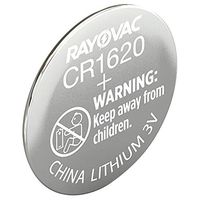 RAYOVAC KECR1620-1C 3-Volt Lithium Keyless Entry Battery (1 pk; CR1620 Size), New