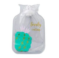 Transparent Classic Rubber Hot Water Bottle 300 ML,Water Heater Bag, E02