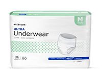 MCK83873101 - Adult Absorbent Underwear McKesson Ultra Pull On Medium Disposable Heavy Absorbency