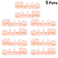 Healifty Finger Splints Toe Brace for Men Women 5 Pair