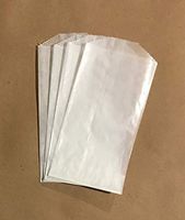 JJHP - 100 Flat Glassine Bags - Not Wax - 3" x 5 1/2" - Small - FDA Compliant for Crafts and Treats (3 x 5.5 Off-White)