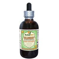 Bilberry (Vaccinium Myrtillus) Glycerite, Dried Berries Alcohol-Free Liquid Extract 2 oz