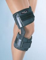 FLA Orthopedics 37-108MDBLK Flexlite Hinged Knee Brace Black, Medium