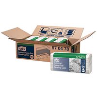 Tork 570478 Industrial Heavy-Duty Cleaning Cloth, Top-Pak, 1-Ply, 15.2" Width x 16.85" Length, White (Case of 5 Packs, 75 per Pack, 375 Wipers per Case)