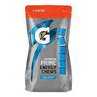 Gatorade Prime Energy Chews Cool Blue (5-1 oz Sleeves)