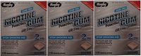 Nicotine Gum 2mg Sugar Free Original Generic for Nicorette 110 Pieces per Box Pack of 3 Total 330 Pieces