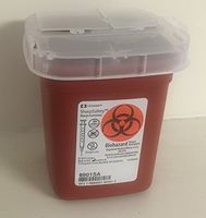 Kendall Sharps Container 1/2 Quart (Travel Size) - Pack of 3