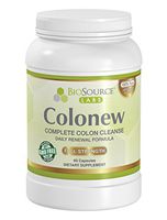 BioSource Labs Colonew Complete Colon Cleanse Natural Detox Supplement for Daily Digestive Health, Renewal and Weight Loss Formula – (60 Capsules)