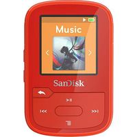 SanDisk Clip Sport SDMX28-016G-A46R Flash MP3 Player (SDMX28-016G-A46R) Red - 16GB - New