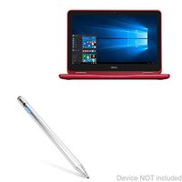 Dell Inspiron 11 3000 2-in-1 (11 in) Stylus Pen, BoxWave [AccuPoint Active Stylus] Electronic Stylus with Ultra Fine Tip for Dell Inspiron 11 3000 2-in-1 (11 in) - Metallic Silver