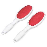 Zelta Reusable Double Sided Lint Remover Travel Brush for Removing Lint Dust in Clothes and Furniture, 2 Pack