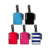 SPUDZ Ultra Variety Pack | Five 6" x 6" Microfiber Towels w/Neoprene Pouches | Premium Microfiber Cleaning Cloths for Laptops, Lenses, Cameras, Screens, and More | 5 Color Variety Pack (General)