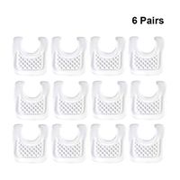 Healifty 6 Pairs U-Shaped Gel Callus Pads Callus Cushions Toe and Foot Protectors Corn Pads Sticky-Waterproof for Corn Callus and Feet Sore