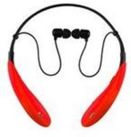 SuperSonic IQ-127BT RED Iq-127 Bluetooth Headphones with Microphone (Red)