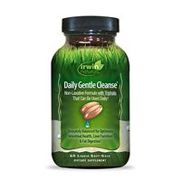 Irwin Naturals Daily Gentle Cleanse - Non-Laxative Formula with Triphala - 60 Liquid Softgels