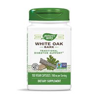 Nature's Way White Oak Bark , 480 milligrams, 100 Vegetarian Capsules (Pack of 2 bottles)