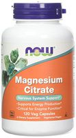 Now Foods Magnesium Citrate caps- 120 Vcaps ( 2-Pack)
