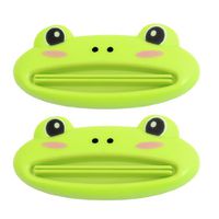 Home Green Frog Design Toothpaste Tube Squeezers Pair