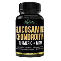 Extraordinary Joint Support Relief Glucosamine Chondroitin with Turmeric, MSM Pure Glucosamine Promotes Joint Comfort & Flexibility