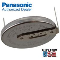 Panasonic CR-2032/HU3N 3V Lithium Coin Battery Horz 2 Pins for PC CMOS Gateway Solo 5300, NEC Versa M400, NEC Versa E680 ThinkPad T30 2366 14.1 SXGA ThinkPad T30 2366 14.1 XGA