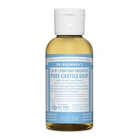 Dr. Bronner’s - Pure-Castile Liquid Soap (Baby Unscented, 2 ounce)