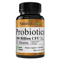 Premium Everyday Wellness Probiotic and Prebiotic Digestive Health Supplement, Shelf Stable - with 100 Billion CFU, Turmeric - for Men & Women