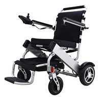 WISGING Folding Electric Powered Wheelchair Lightweight Portable Smart Chair Personal Mobility Scooter Wheelchair
