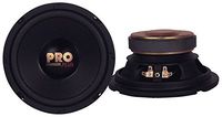 Car Mid Bass Speaker System - Pro 6.5 Inch 200 Watt 4 Ohm Vehicle Mid-Bass Component Poly Woofer Audio Sound Speakers w/ 30 Oz Magnet Structure, 2.5" Mount Depth Fits OEM - Pyramid W64