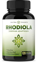 Rhodiola Rosea Supplement 600mg - 120 Capsules Siberian Root Extract 3% Rosavins & 1% Salidroside - Pure Maximum Strength Powder - 300mg Vegan Pills for Stress Relief, Mood, Focus & Energy