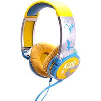 iDANCE KM300 KiSS ME Headphones - Yellow-Blue-Silver