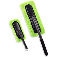 Car Feather Duster 27inch Large Microfiber Duster Wash Car Mop Duster with Stainless Steel Extendable Handle