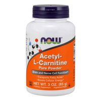 Acetyl-L Carnitine, PURE POWDER, Powder 3 OZ by Now Foods (Pack of 3)