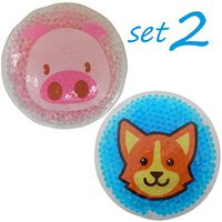 Kids Cold Pack Round Gel Bead Ice Pack Hot Or Cold Therapy Gel Pack Pain Relief Scrapes, Bruises, Insect Bites, and Bumps (Diameter:5 inch) (type3)