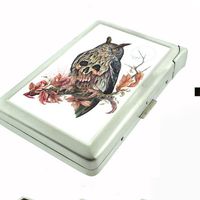 Metal Cigarette Case with Built In Lighter Skull Design-021